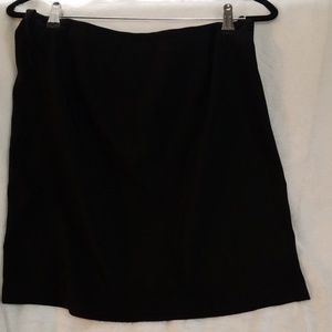 Black mini skirt, 15/16(fits much smaller)